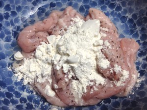  豚肉とパプリカのレモン和え-レシピ1