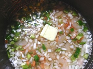 炊飯器でつくる☆お手軽・エビピラフ-レシピ2