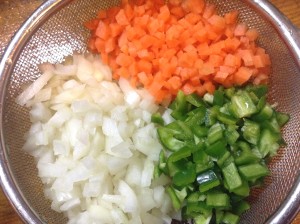 炊飯器でつくる☆お手軽・エビピラフ-レシピ1