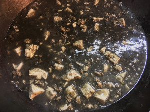 にんにく香るガッツリ中華★濃厚・黒麻婆豆腐★レシピ-レシピ1