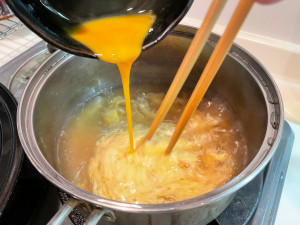 中華料理店のあの味★とろふわ・中華たまごスープ-レシピ2